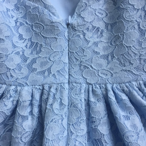 Pippa & Julie Blue Lace Dress - Picture 6 of 6